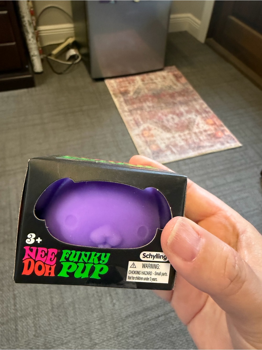 NeeDoh Funky Pup Squishy Stress Toy - Purple